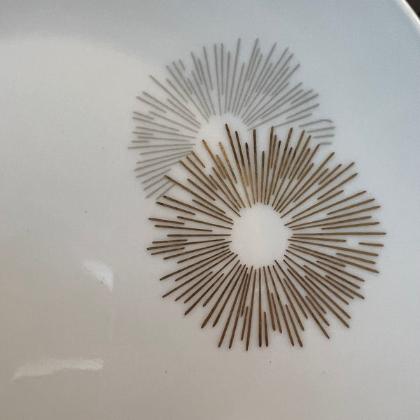 Monumental dinner service.  Rosenthal Continental Sunburst Pattern.  Designed by Raymond Loewy. 