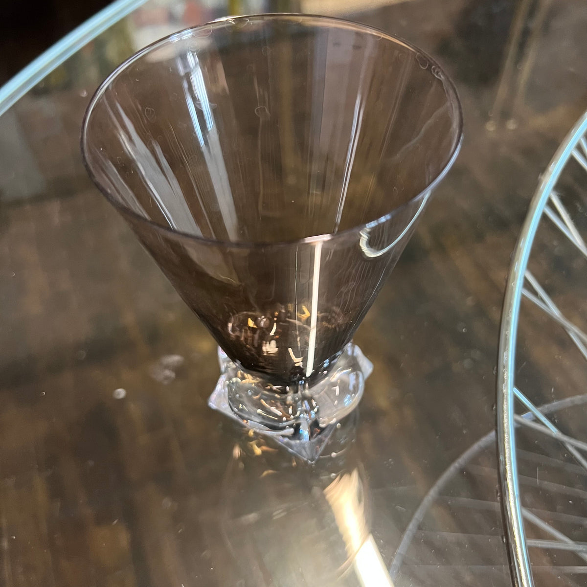 Bryce Bros Tempo Glassware in Morocco (a brownish glass) - Set of 10