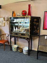 An Oriental George III Lacquer Bar Cabinet from Baker's Stately Homes Collection