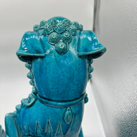 Pair of Chinese Turquoise Foo Dogs circa 1880