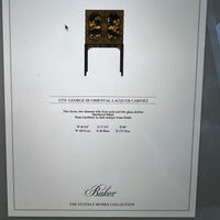 Baker Furniture George III Oriental Lacquer Cabinet - ON HOLD