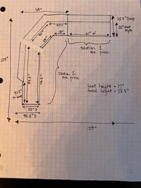 Harvey Probber Mid-Century Sectional Sofa Nuclear Sert Series