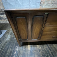 mid-century modern Broyhill Emphasis Buffet or credenza in walnut