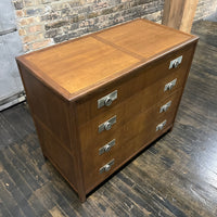 Asian influenced chest, designed by Michael Taylor for the "New World" collection for Baker, circa 1960s.  Chicago, IL