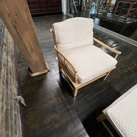 pair of lovely "ming style" chairs in a very light stain by Century Chair Company