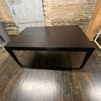 A refinished extension table that Michael Taylor designed for Baker Furniture.  This table starts out as a rectangle but with three impressive leaves it can extend to 122".  It was part of the Far East Collection he did for Baker. Chicago, IL Studio Sonja Milan