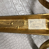 Neoclassical Quiver Themed Gilt Wall Sconces by Palladio