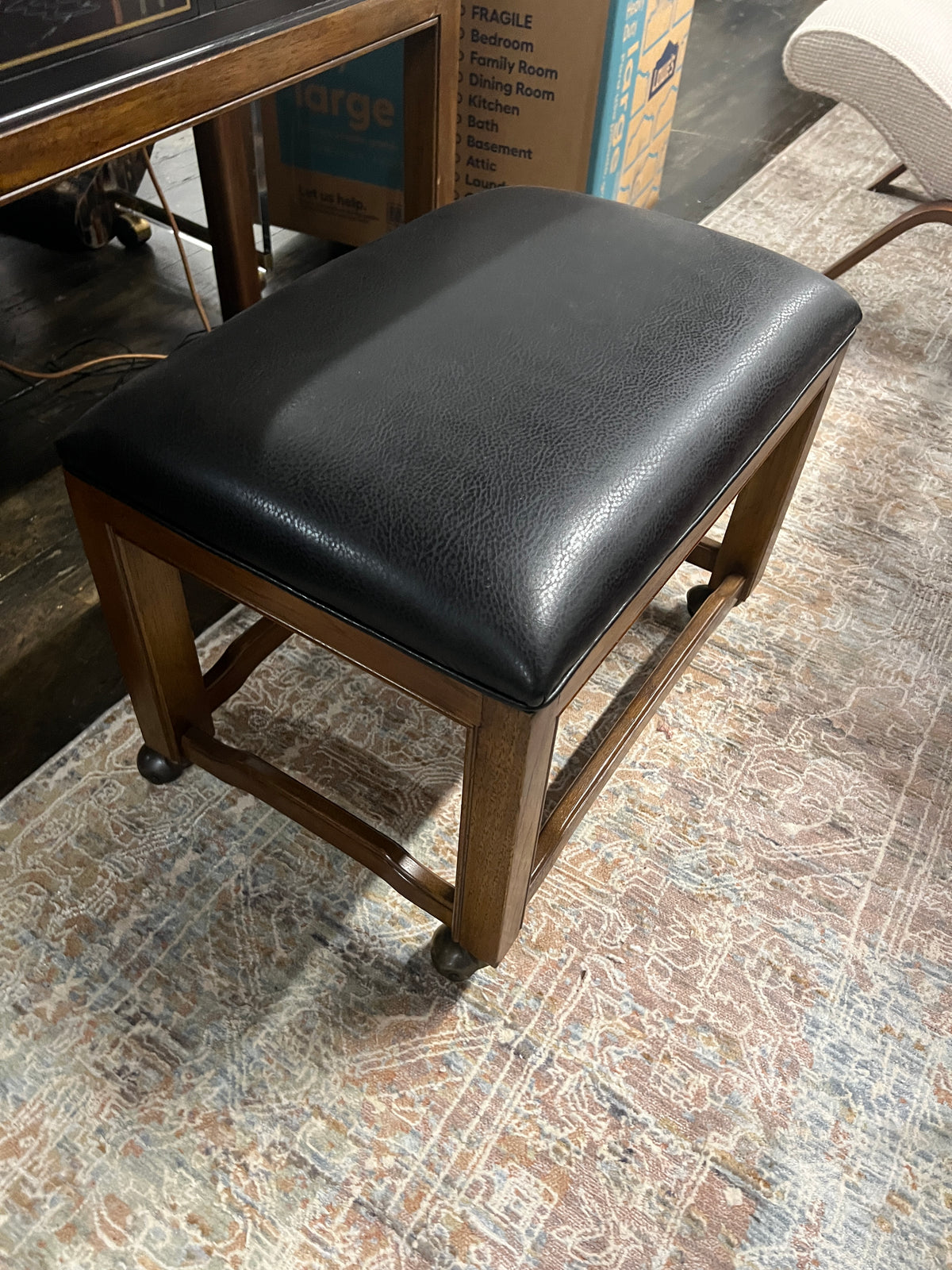 Drexel Stool on Casters