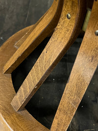 Lovely side table that resembles a design by Edward Wormley for Dunbar Furniture.  It's referred to as the wheat sheaf table.  Chicago, IL Studio Sonja Milan