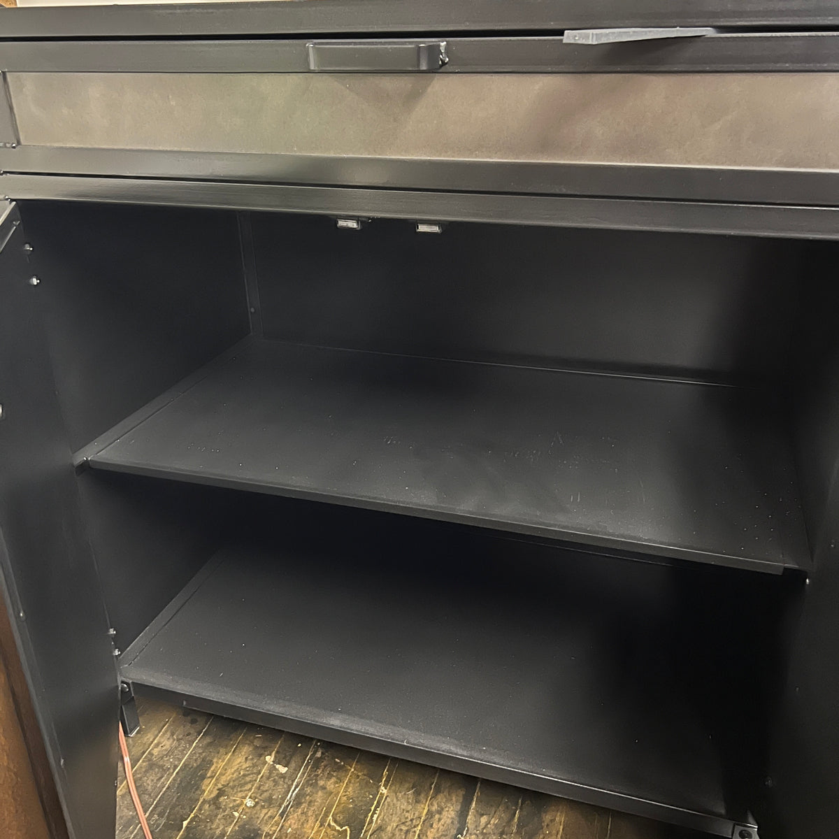 Extra Large Media Credenza with an Industrial Vibe - SOLD