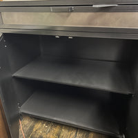 Extra Large Media Credenza with an Industrial Vibe - SOLD