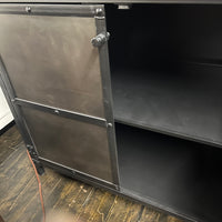 Extra Large Media Credenza with an Industrial Vibe - SOLD