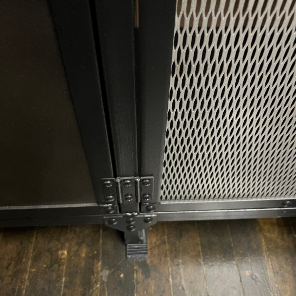 Extra Large Media Credenza with an Industrial Vibe - SOLD