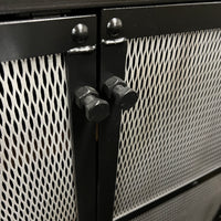 Extra Large Media Credenza with an Industrial Vibe - SOLD