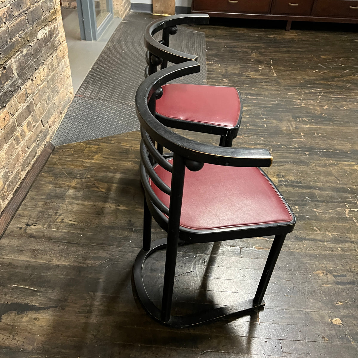 Pair of Josef Hoffman Fledermaus Chairs Style 728 by Thonet