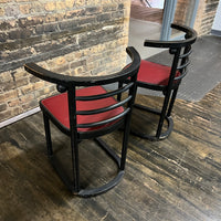 Pair of Josef Hoffman Fledermaus Chairs Style 728 by Thonet