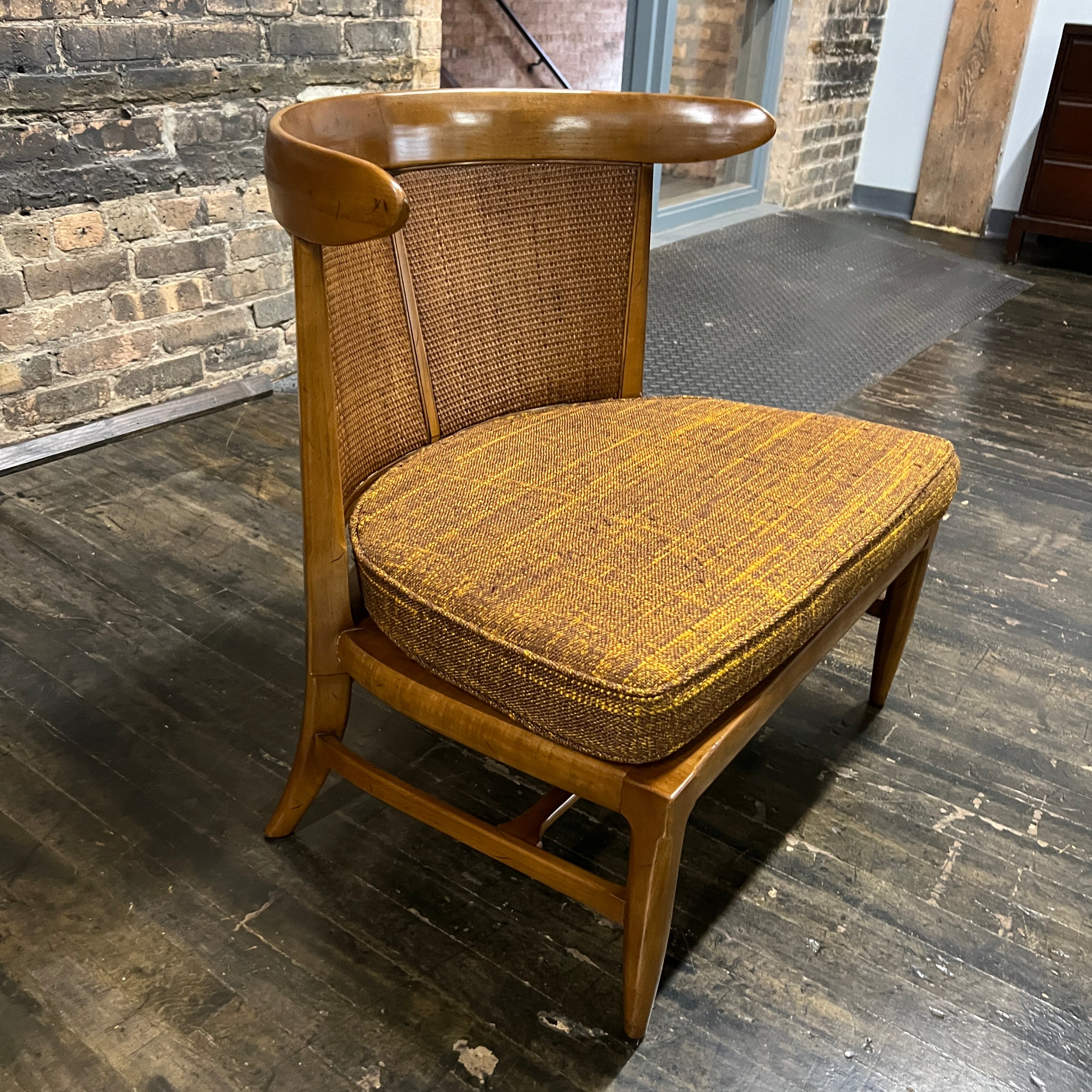 Tomlinson Caned Slipper Chair by John Lubberts and Lambert Mulder