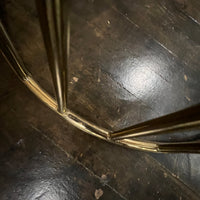 Set of 3 Smoked Brass Bride's Veil Counter Stools by Reza Feiz Phase Design