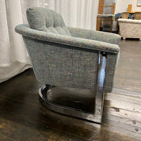 Mid-century Barrel Back Lounge Chair from Selig