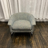 Mid-century Barrel Back Lounge Chair from Selig