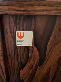 Westnofa Mid Century Modern Danish Rosewood Dresser