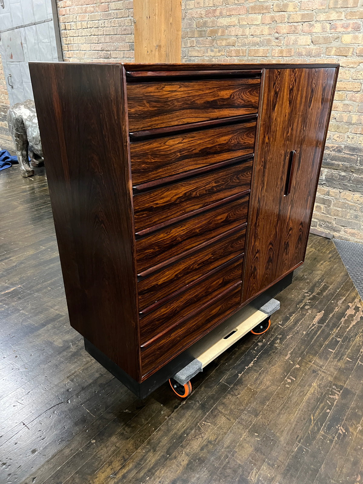 Westnofa Mid Century Modern Danish Rosewood Dresser