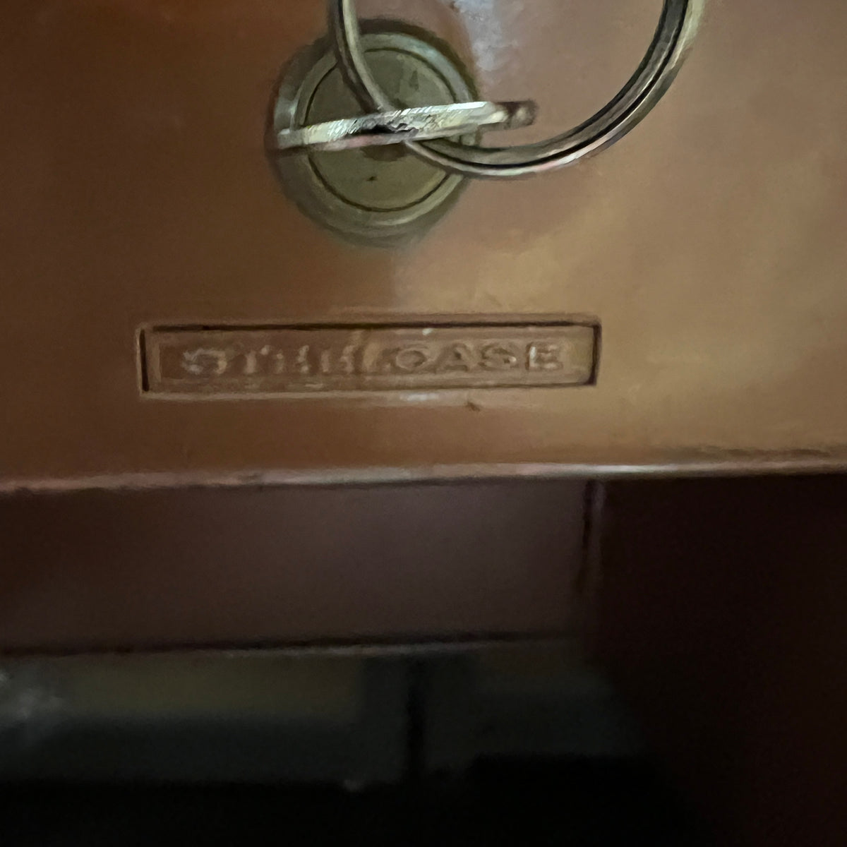 Awesome vintage Steelcase Tanker desk. This desk is an incredible shade of copper or bronze. Chicago, IL Studio Sonja Milan