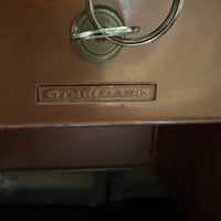 Awesome vintage Steelcase Tanker desk. This desk is an incredible shade of copper or bronze. Chicago, IL Studio Sonja Milan