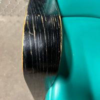 1930's Thonet bentwood lounge chair. The chair features bentwood arms and legs in black lacquer.  The chair is solidly constructed and super comfortable. 