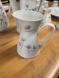 Rosenthal dessert service in Blutenspeil pattern; pink, yellow and blue flowers.