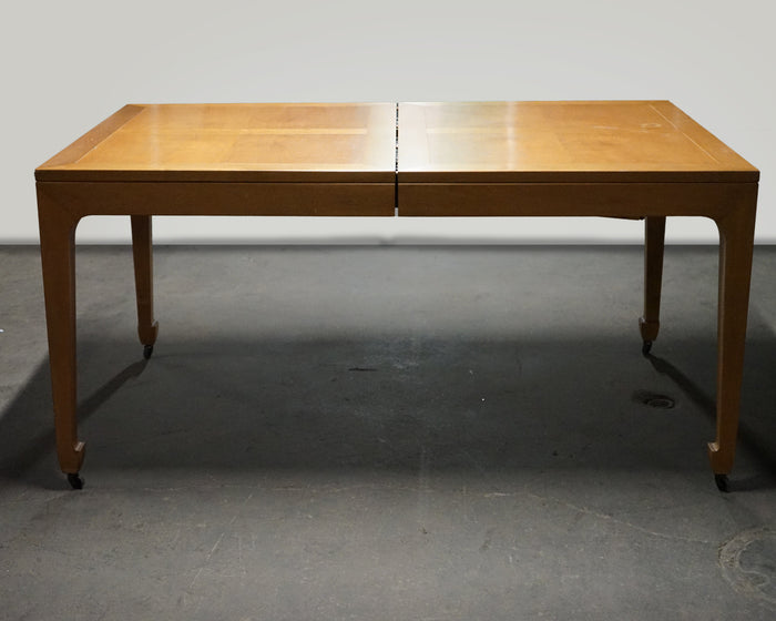 Michael Taylor for Baker Walnut Extension Dining Table Far East Collection