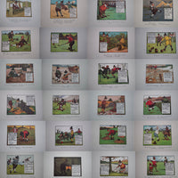 Complete Set of Charles Crombie's Rules of Golf Illustrations for Perrier (24 Prints) circa 1960