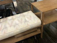 Wood Bench with Loose Cushion Attributed to Harvey Probber