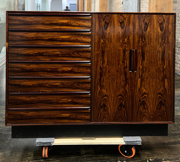 Westnofa Mid Century Modern Danish Rosewood Dresser