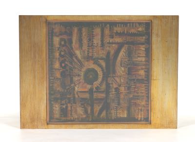 Berhard Rohne Gilt Coffee Table. Studio Sonja Milan, Chicago, IL 