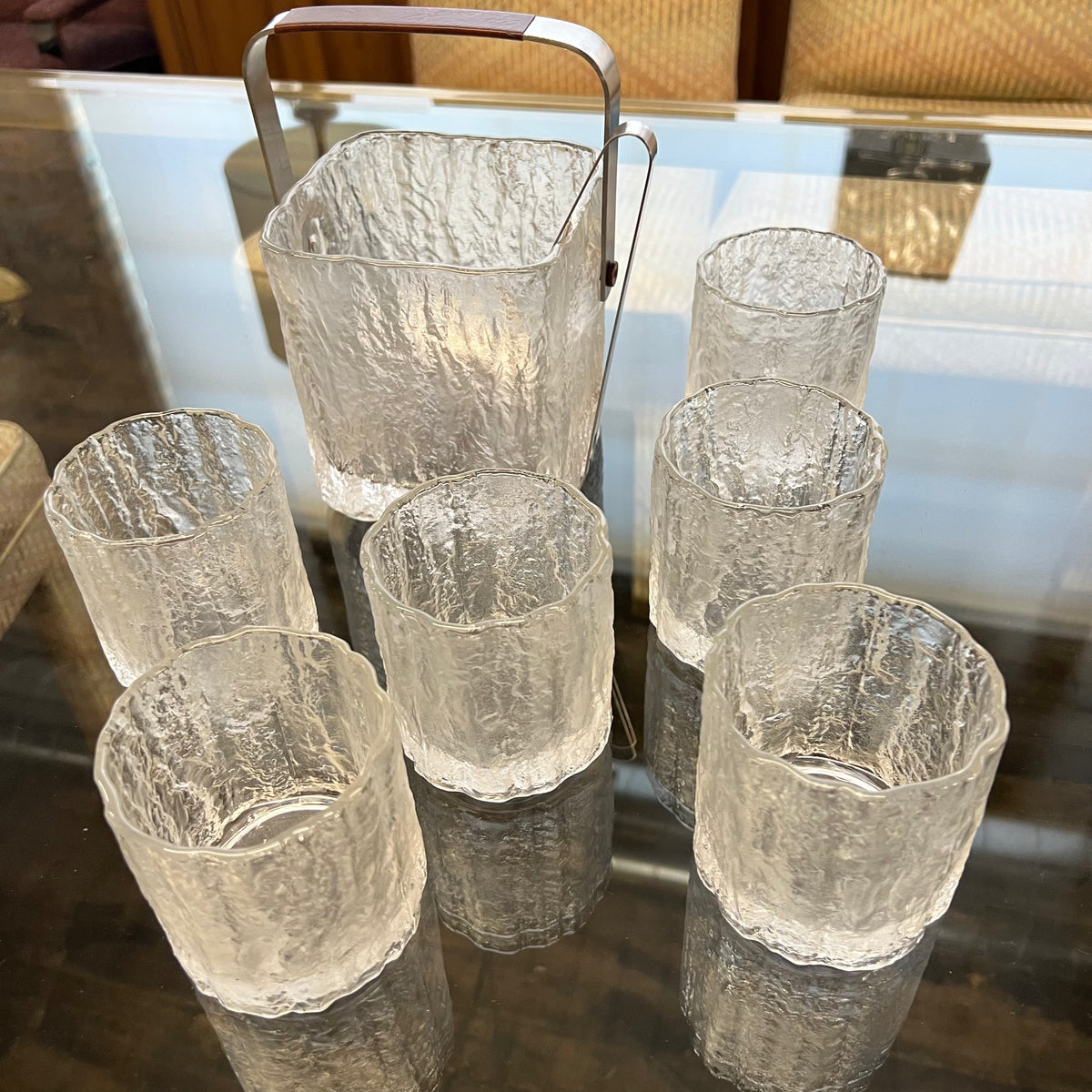 Entrée Set/4 5.5 Crystal Drinking Glasses