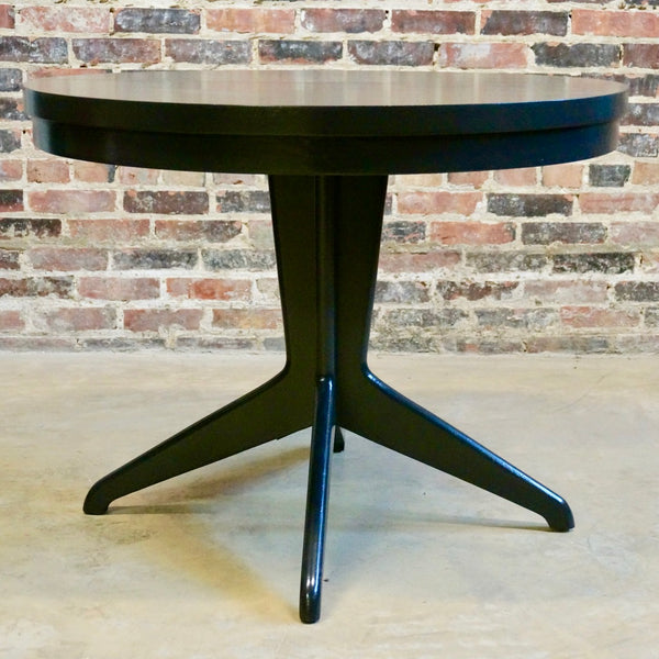 Mid-century Black Lacquer Dining Table