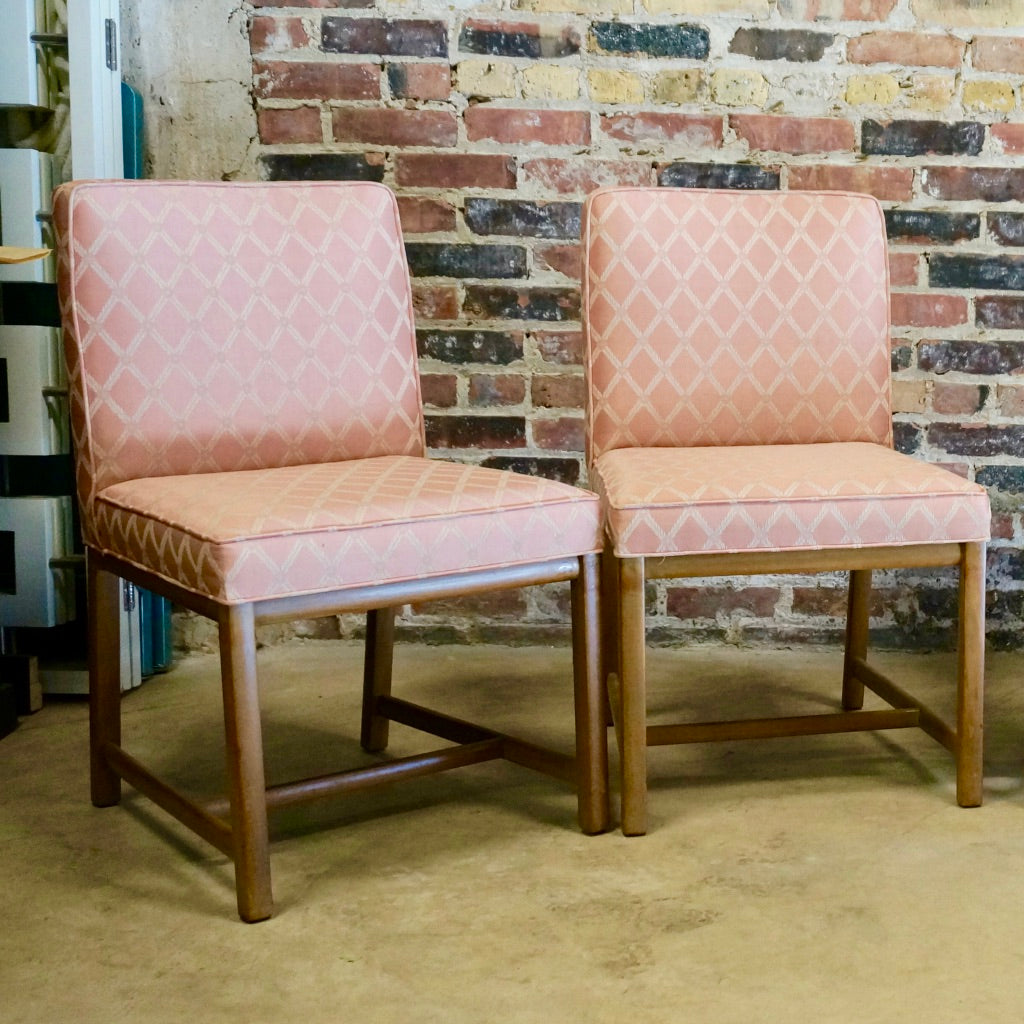 Set of Six Michael Taylor for Baker Mid-Century Dining Chairs