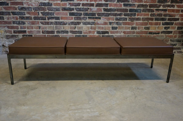 Mid Century Steelcase Bench