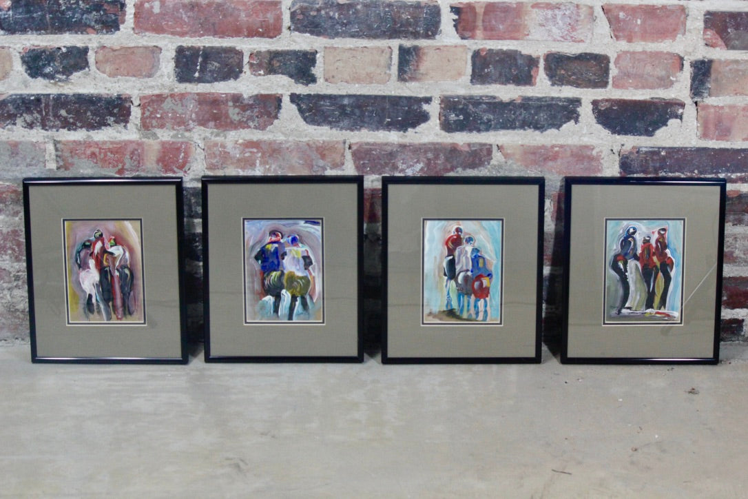 Original Framed Paintings by Waison Mupedza, Zimbabwe – Studio