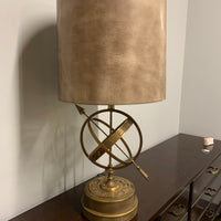 Bronze Astrological Armillary Table Lamp by Frederick Cooper Lamp Co.