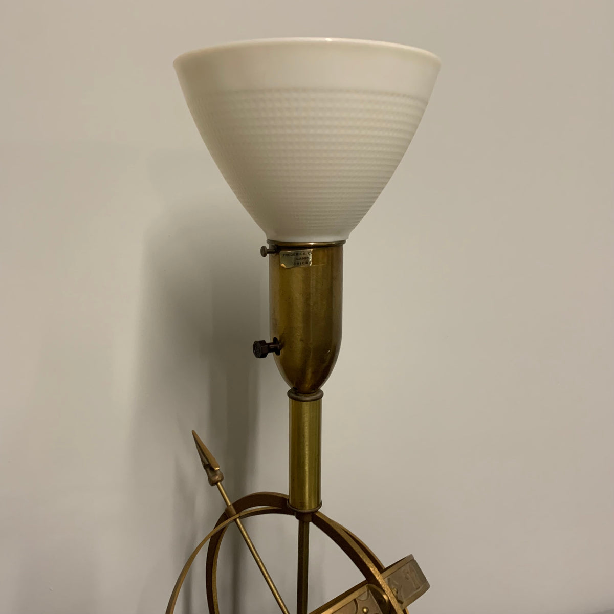 Bronze Astrological Armillary Table Lamp by Frederick Cooper Lamp Co.