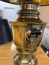 Pair of Stiffel Brass Urn Lamps, Chicago, Il