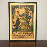 Vintage Les Vins de Bourgogne Poster