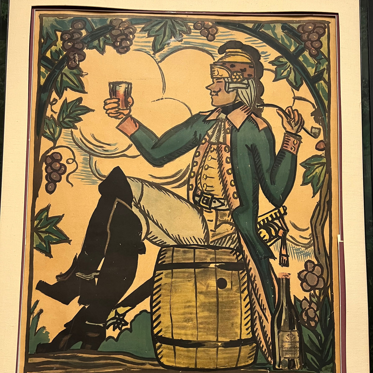 Vintage Les Vins de Bourgogne Poster