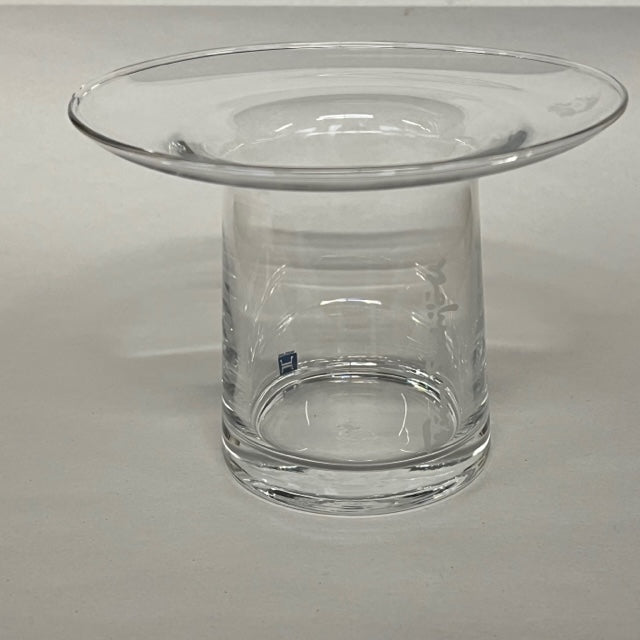 Porte-bougie en verre élégant 6 x 6 x 16 cm Orange ambré et gris Porte-bougie en verre élégant 6 x 6 x 16 cm Orange ambré et gris