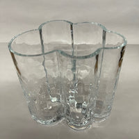 Mid-Century Bubble Form Textured Glass Vase by Sea Glasbruk Sweden