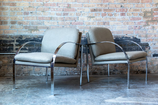 Mid-Century Modern Lounge Chairs Similar to Paul Tuttle's Arco Chairs