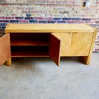 Milo Baughman Bamboo Credenza chicago