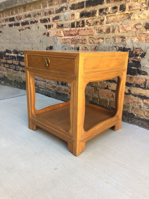 Mid-Century Michael Taylor for Baker "Far East" Nightstand or end table, Chicago, IL